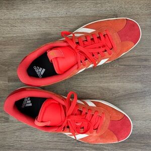 Adidas Gazelle Red and White Trainers